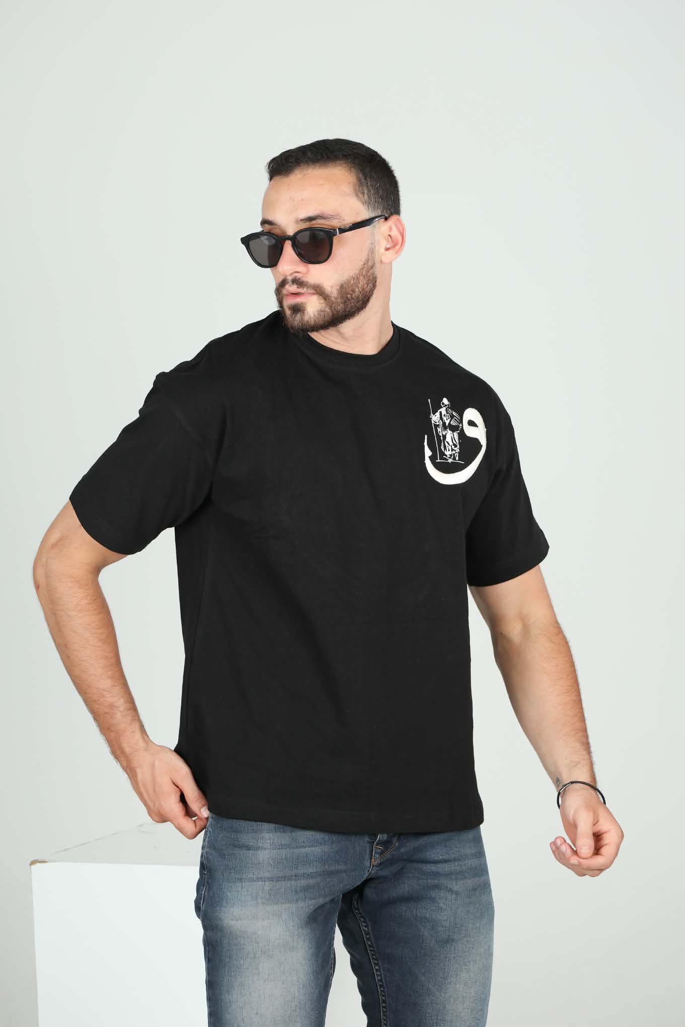 T-shirt Homme Imprimé avec Graphisme Stylisé